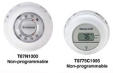 Residential Thermostats, Non-programmable T87, T8775 Series